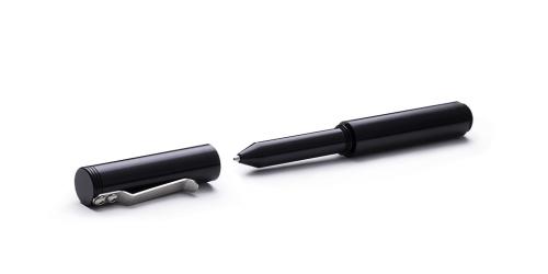 Black Aluminium Clip Pen